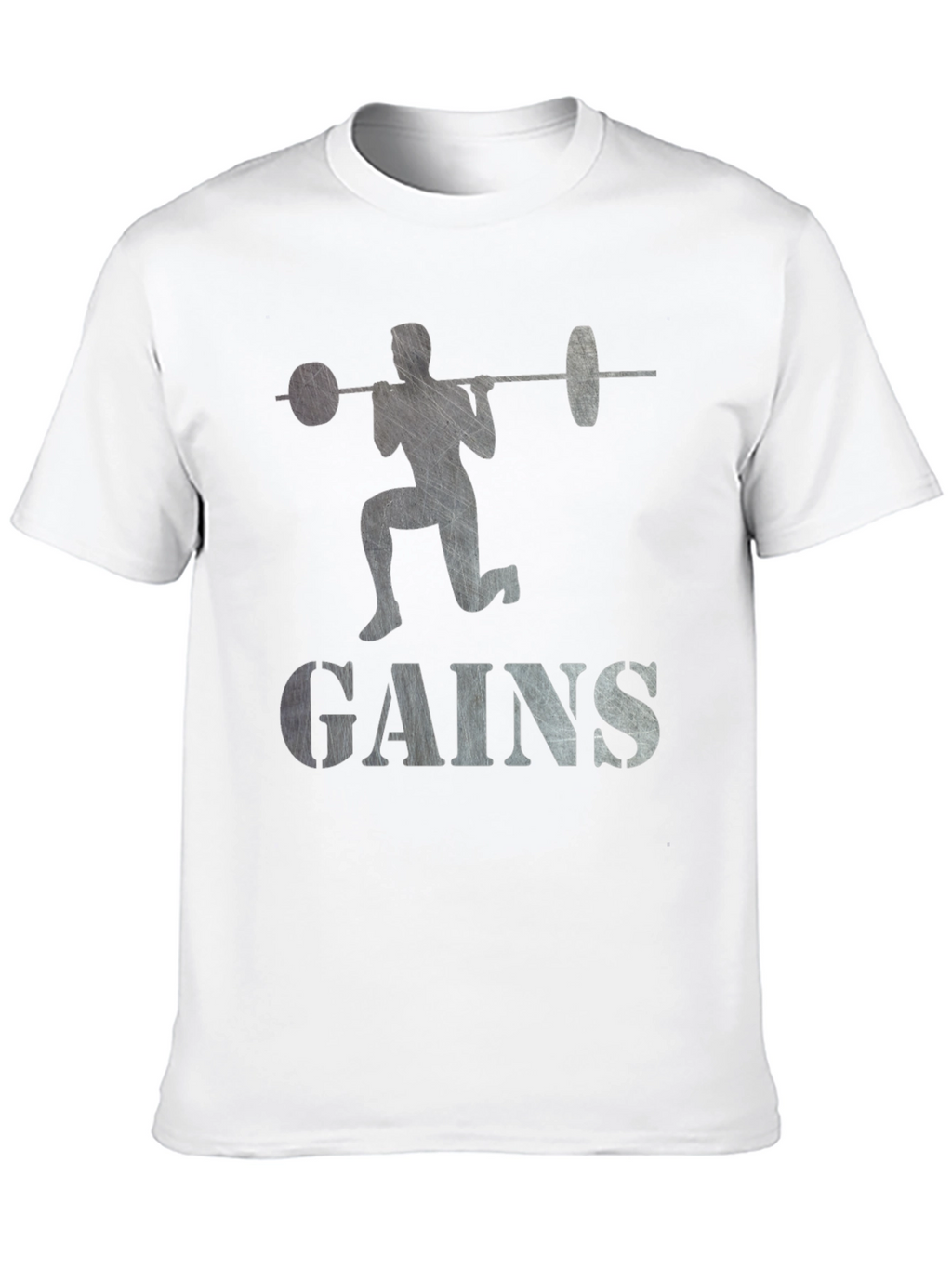 Gains Weightlifting T-Shirt - Black