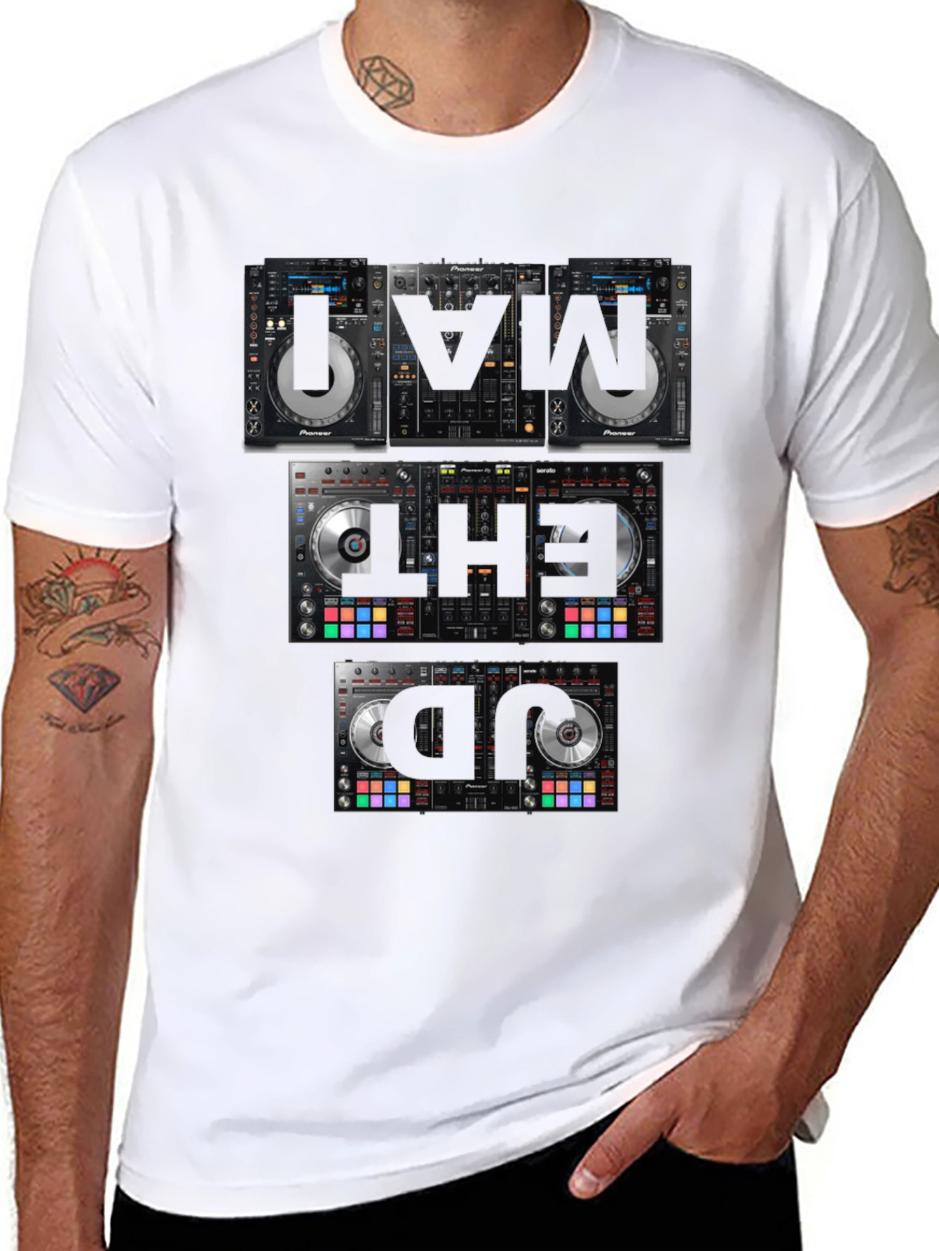 DJ Equipment T-Shirt - Music Lover Apparel