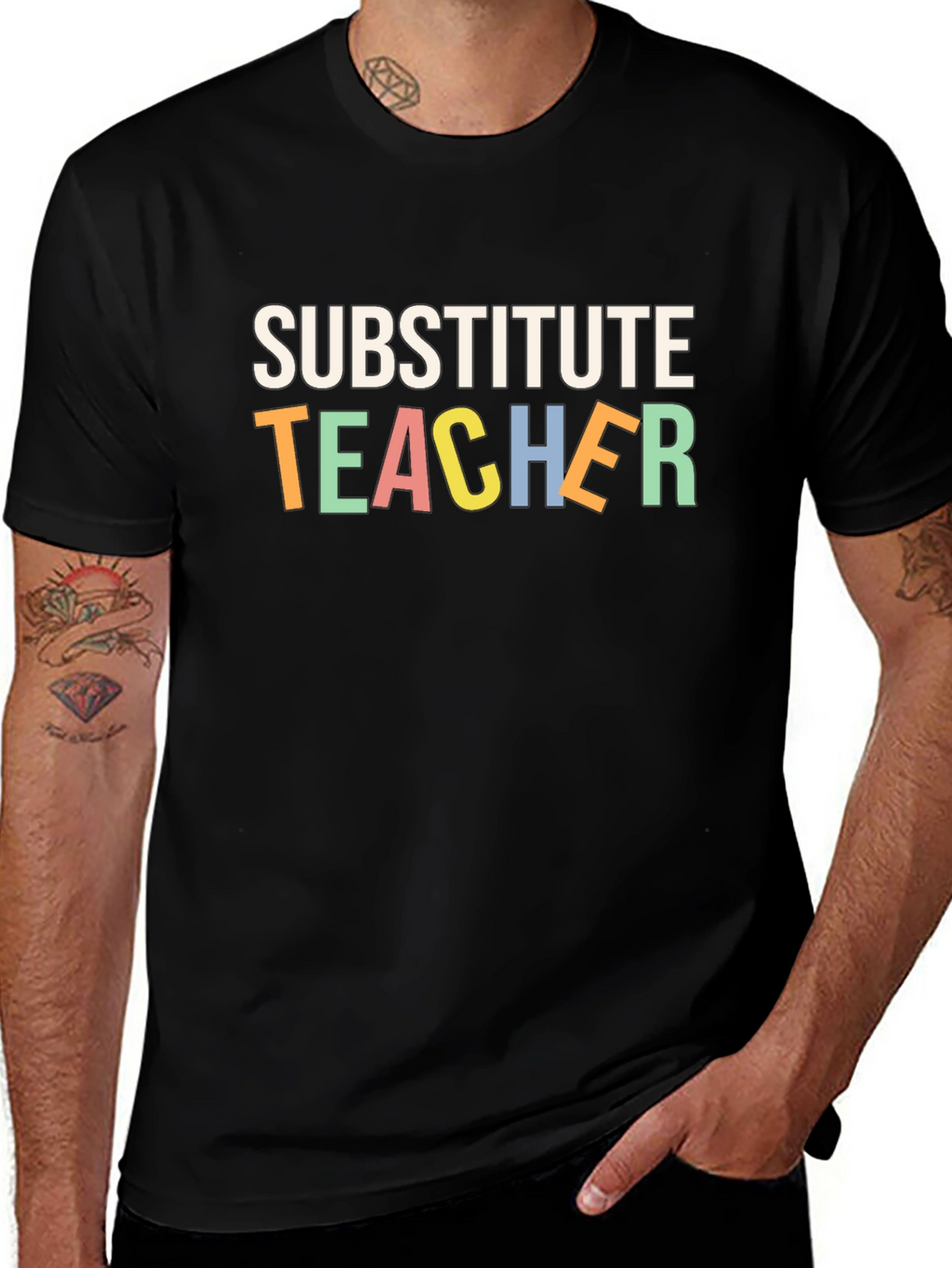Substitute Teacher Graphic T-Shirt
