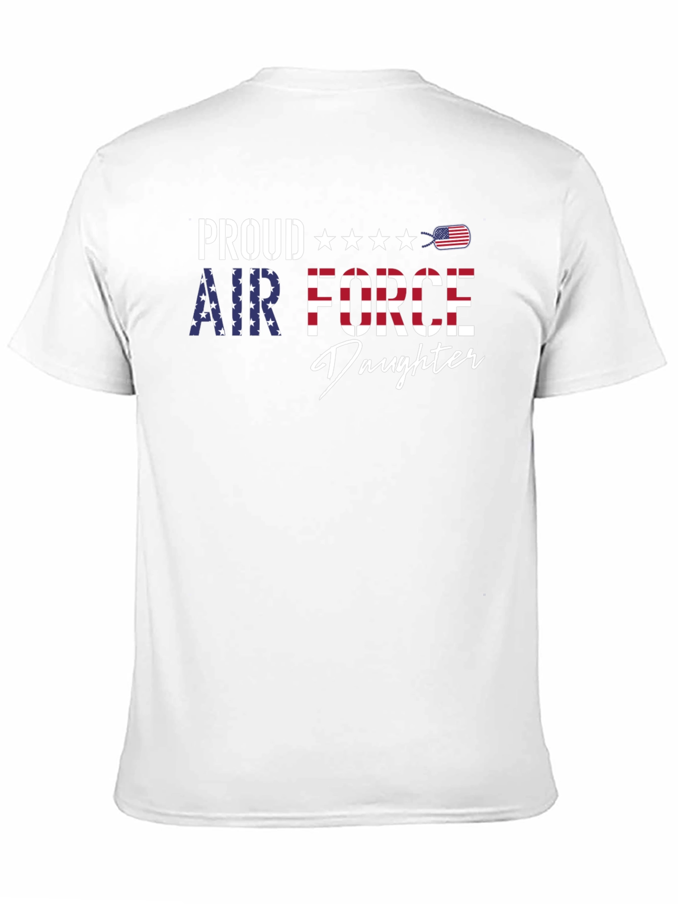 Proud Air Force Daughter Graphic Tee