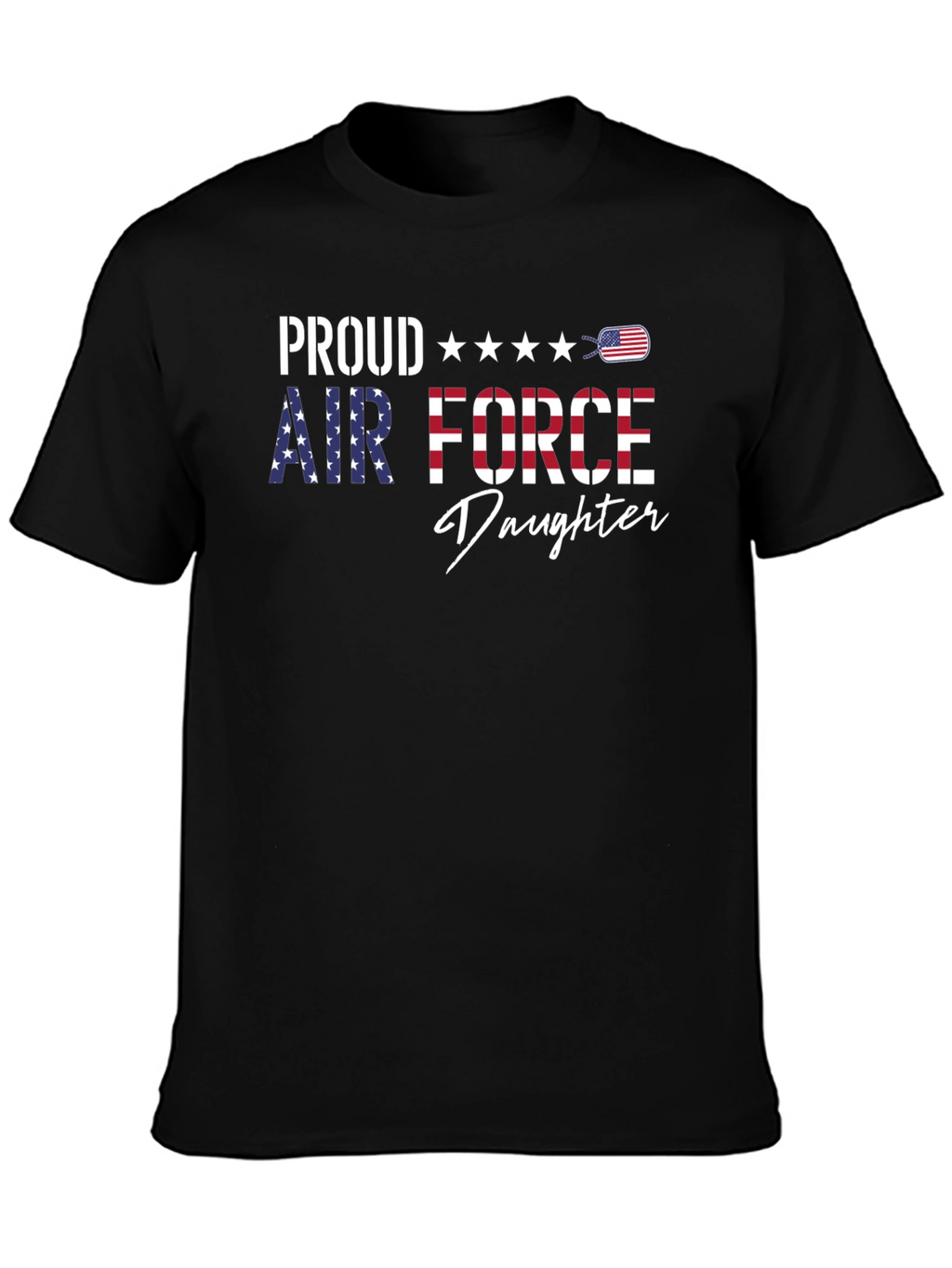 Proud Air Force Daughter Graphic Tee