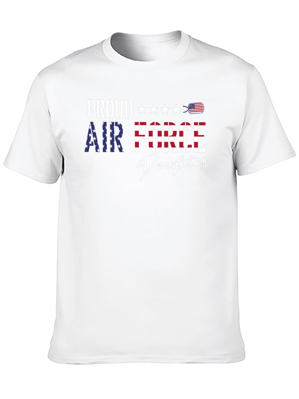 Proud Air Force Daughter Graphic Tee