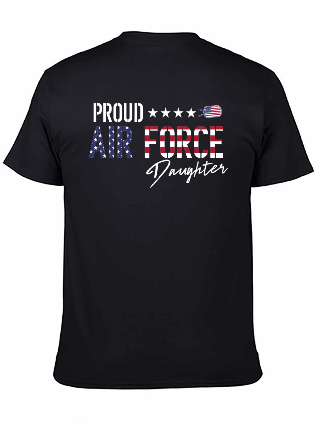 Proud Air Force Daughter Graphic Tee