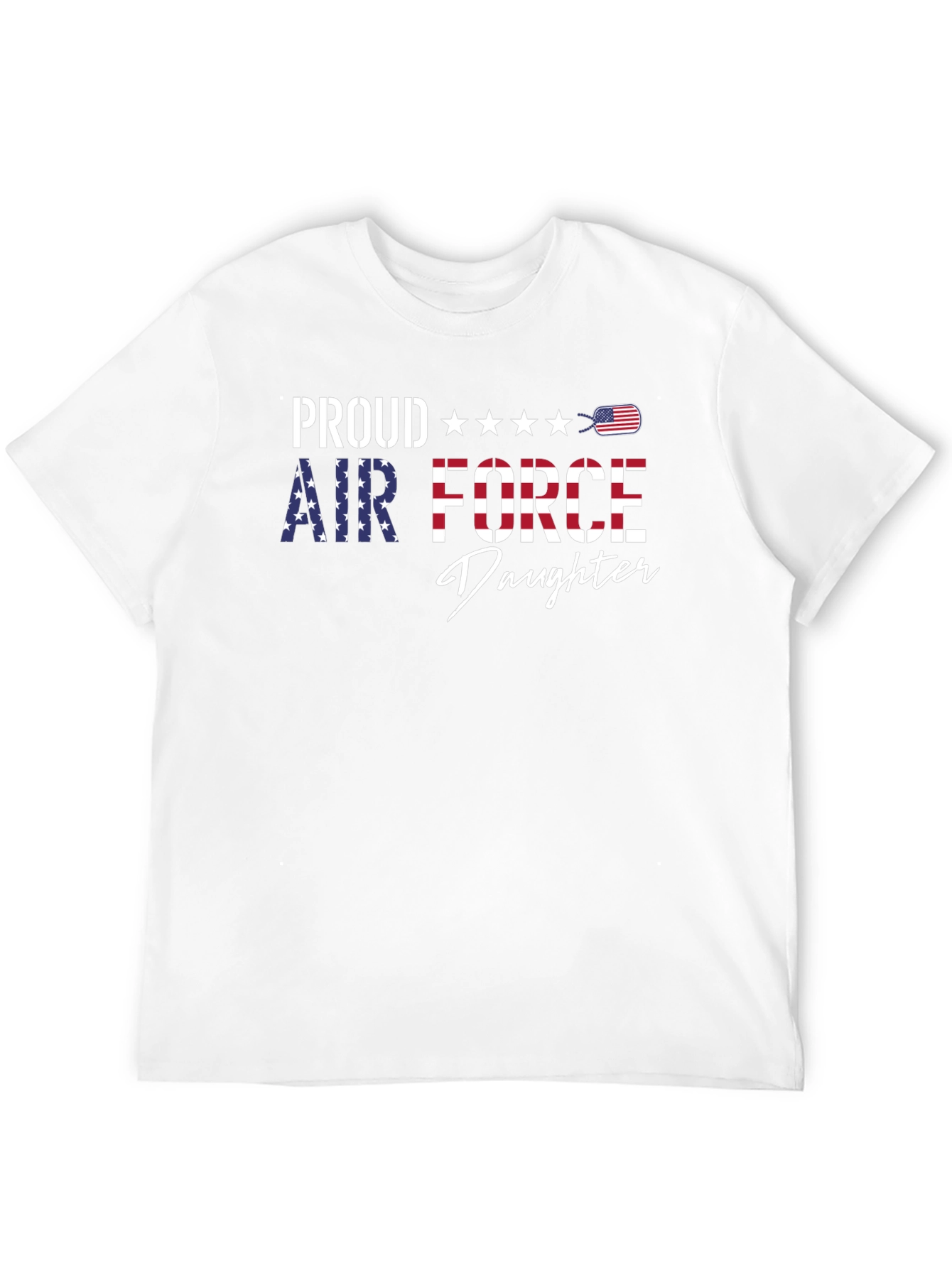 Proud Air Force Daughter Graphic Tee