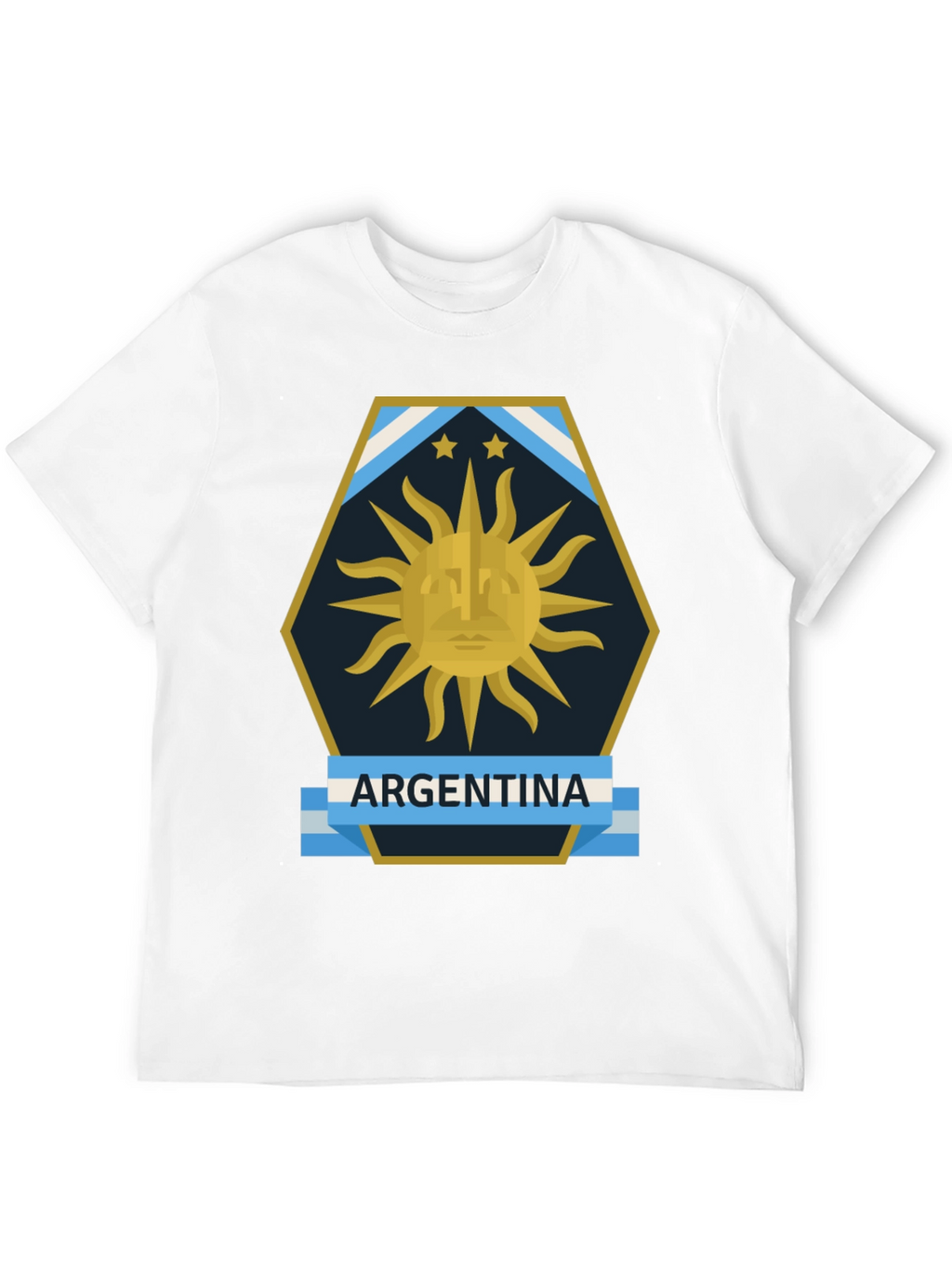 Argentina Flag Graphic T-Shirt