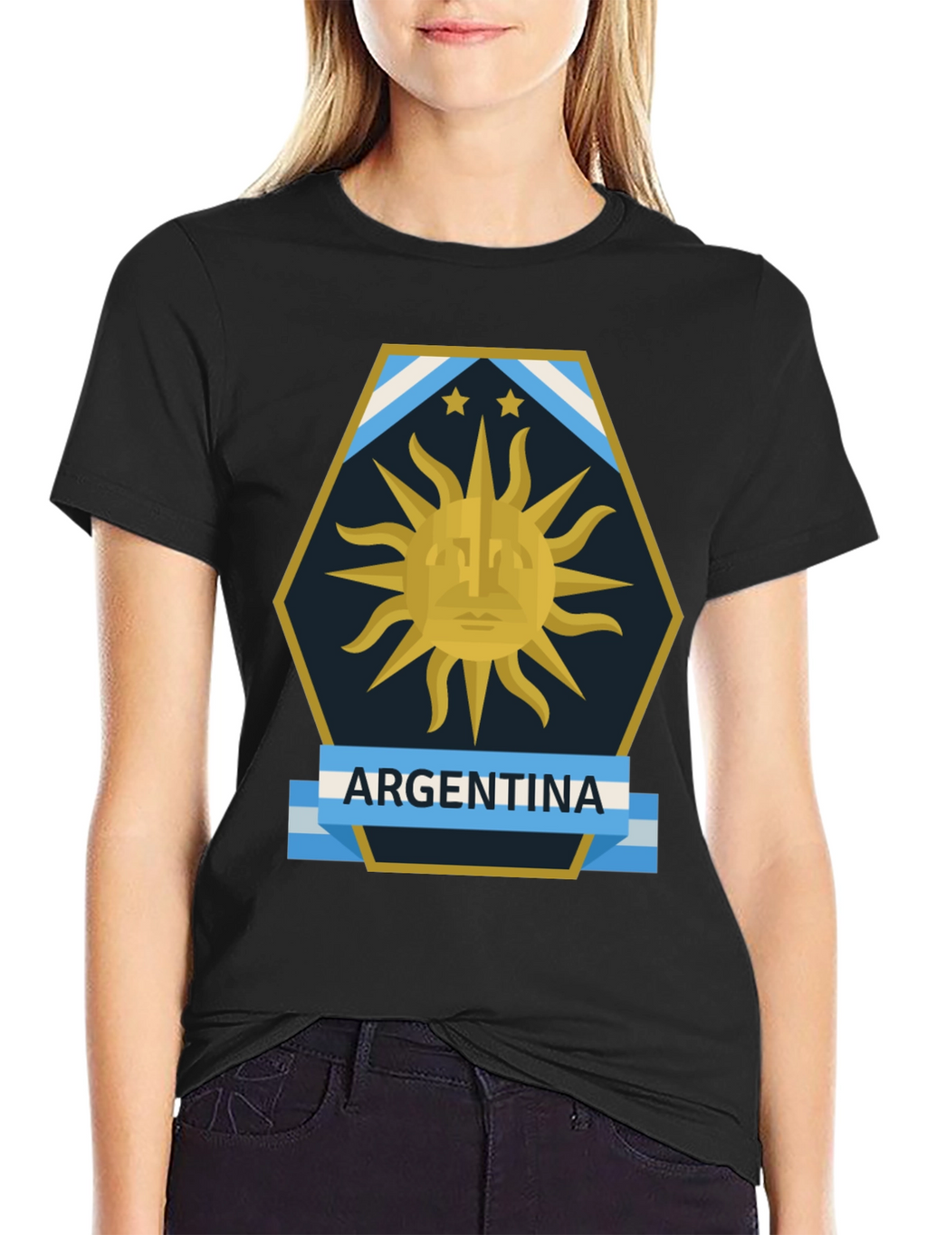 Argentina Flag Graphic T-Shirt