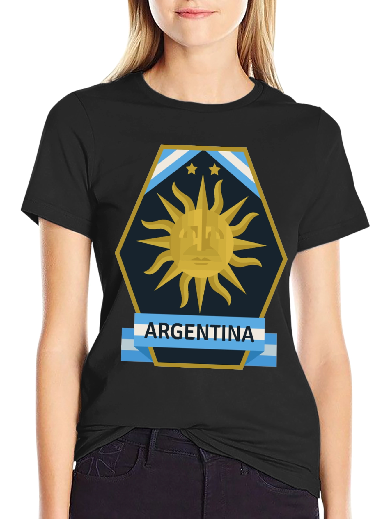 Argentina Flag Graphic T-Shirt