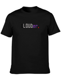 CLOUDER Pixel Art Black T-Shirt