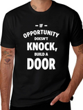 Opportunity Knock Black T-Shirt