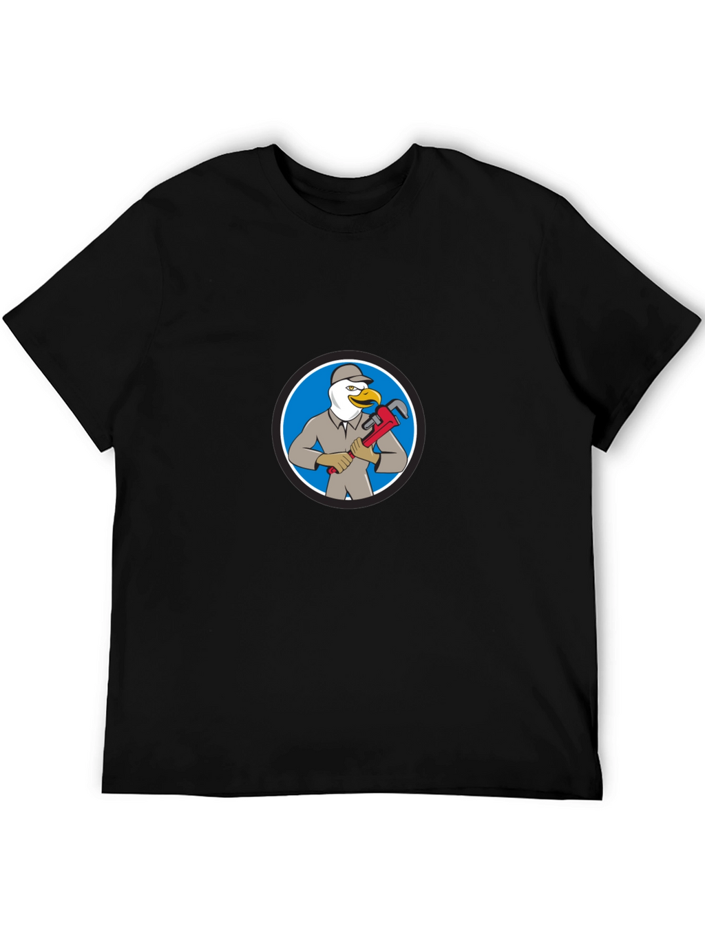 Cartoon Seagull Plumber T-Shirt