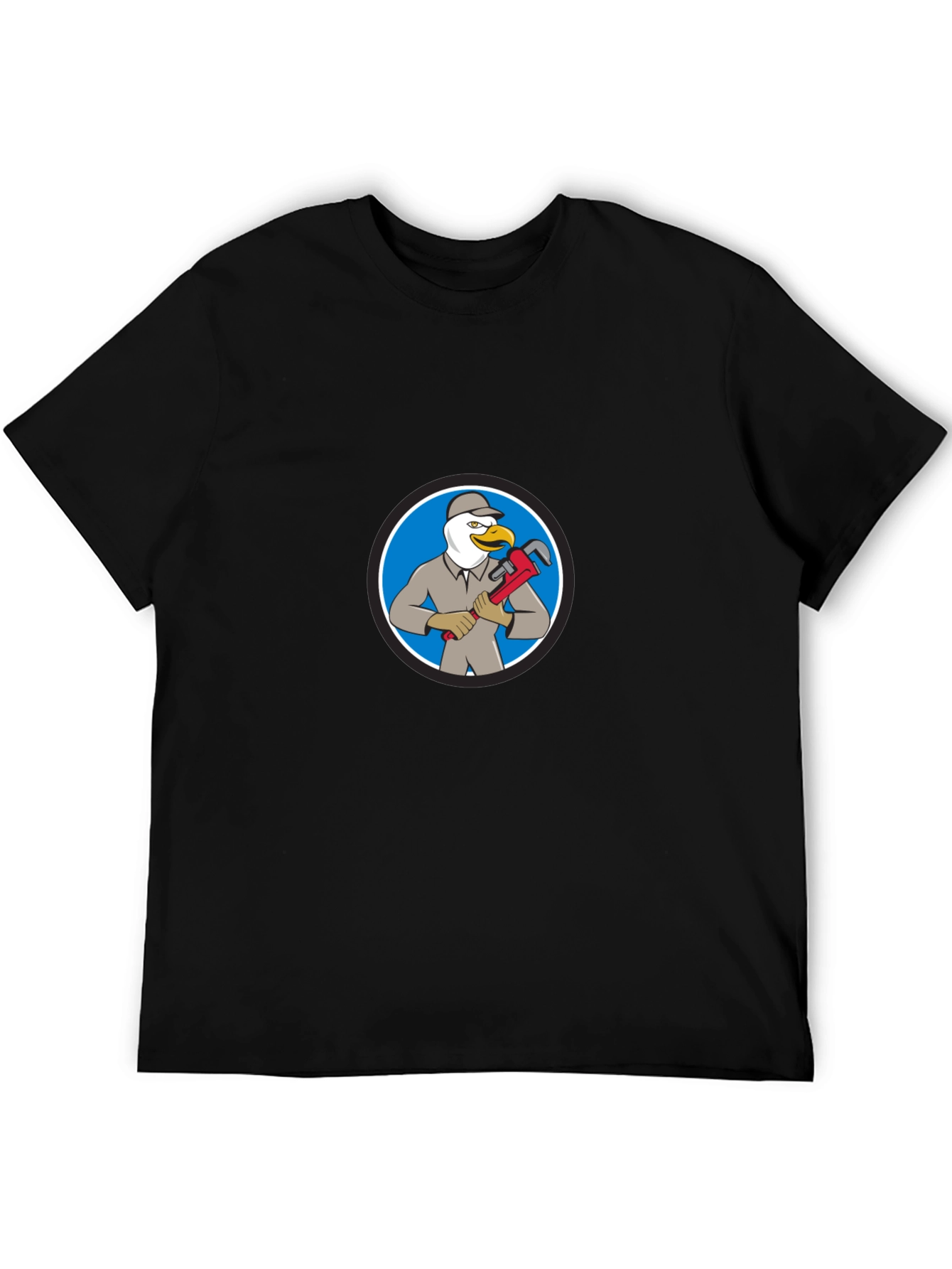 Cartoon Seagull Plumber T-Shirt