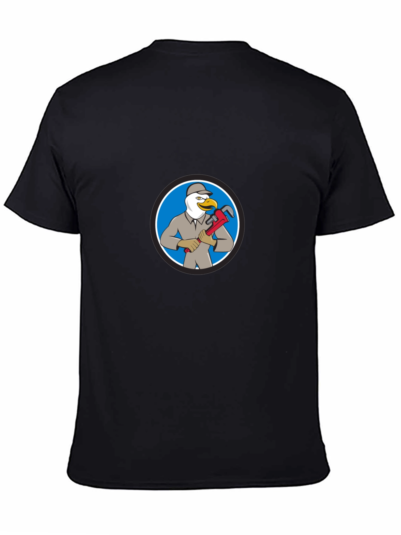 Cartoon Seagull Plumber T-Shirt