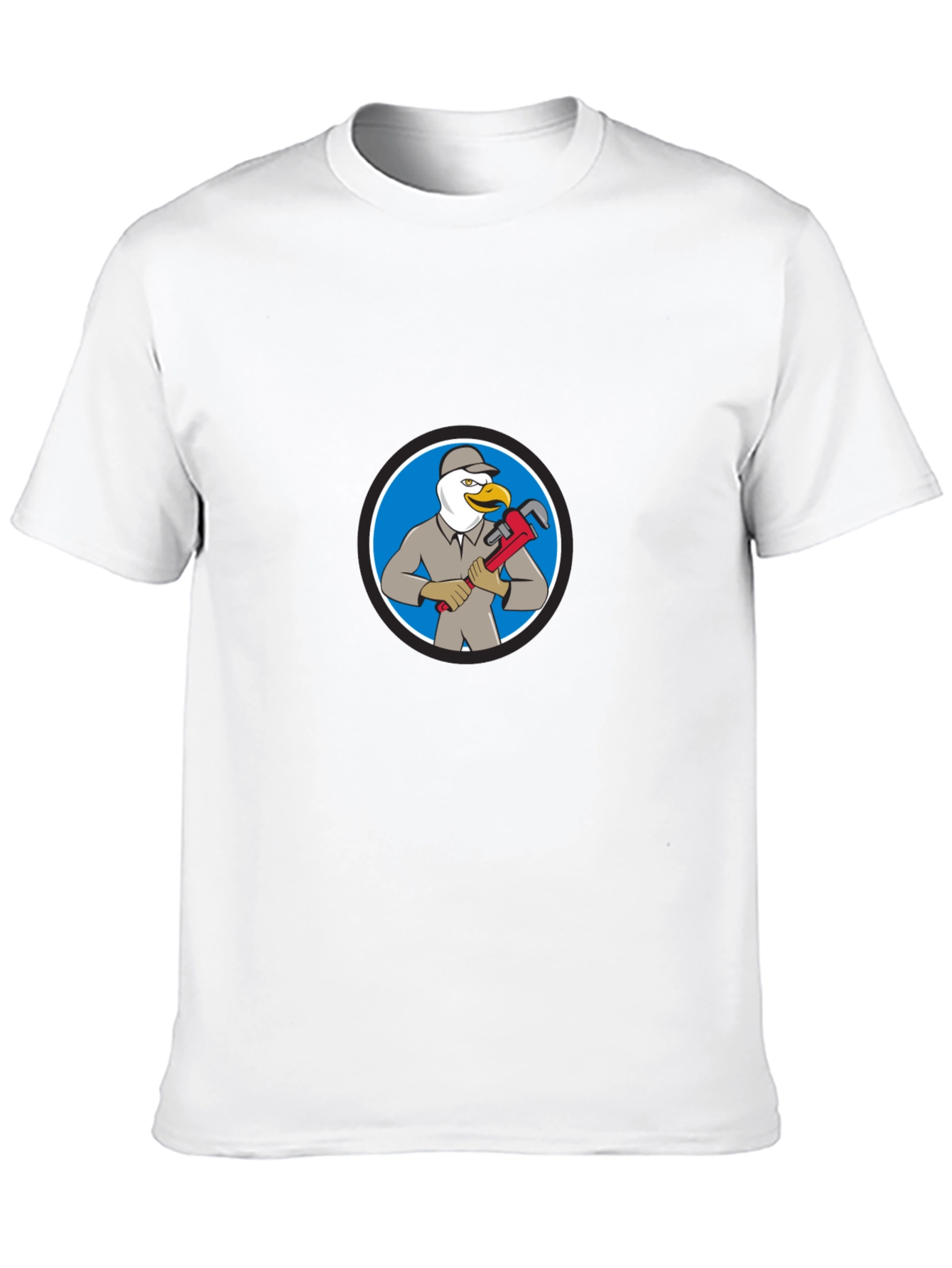 Cartoon Seagull Plumber T-Shirt
