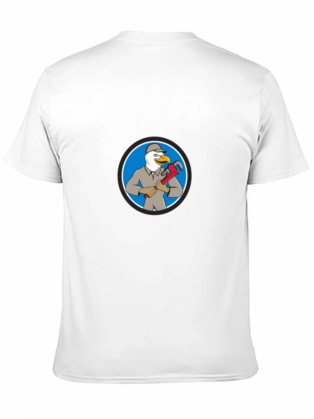 Cartoon Seagull Plumber T-Shirt