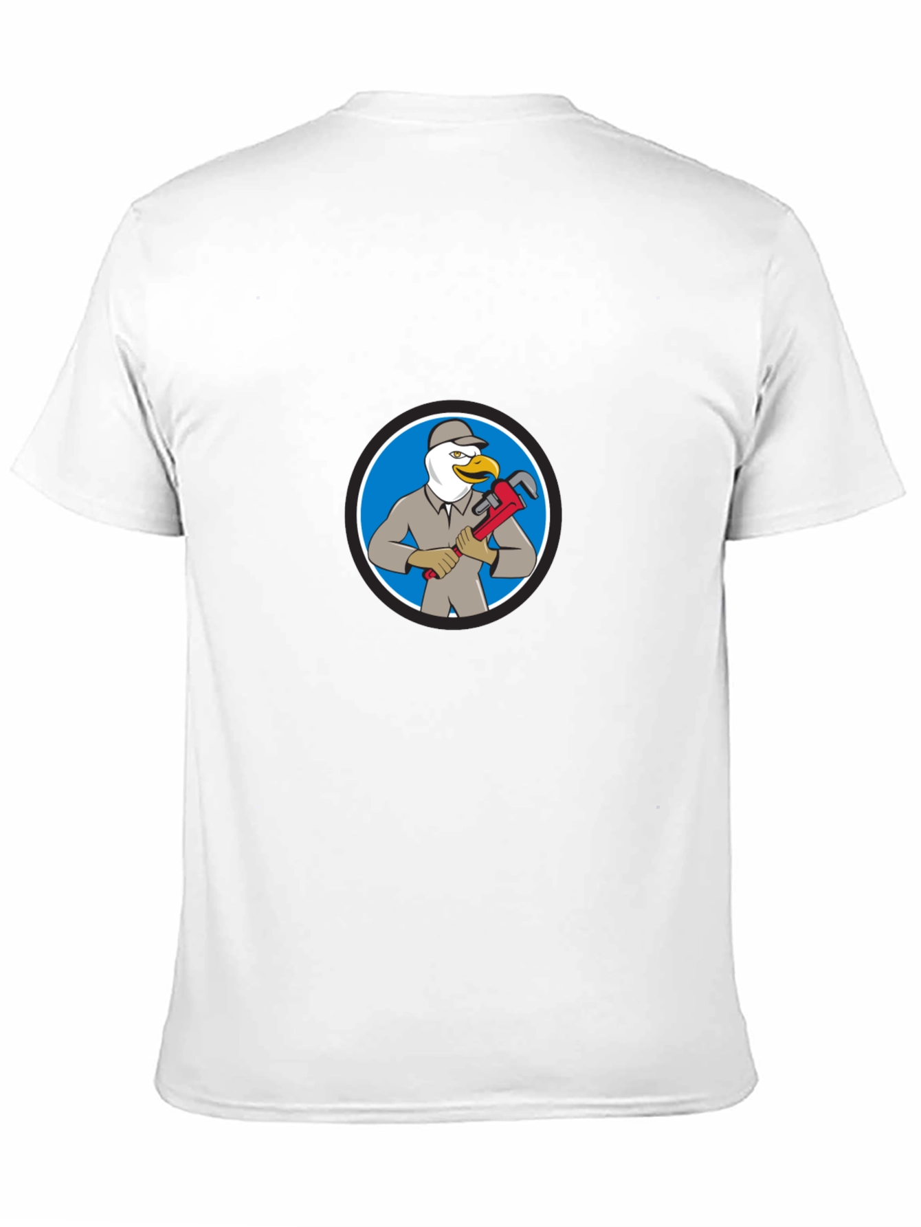 Cartoon Seagull Plumber T-Shirt
