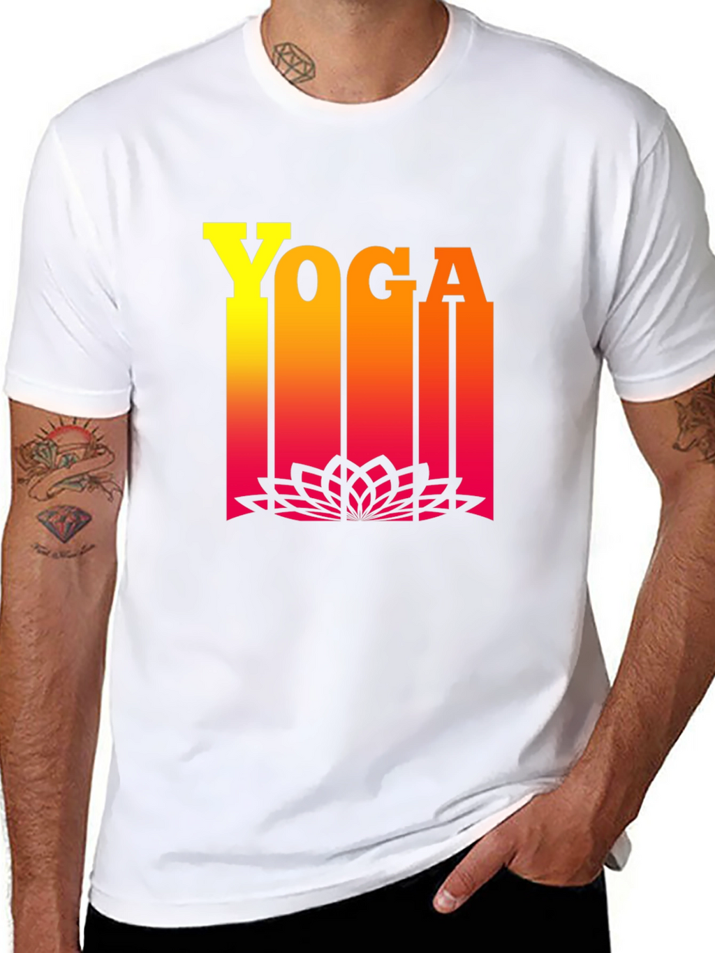 Yoga Ombre Graphic Tee