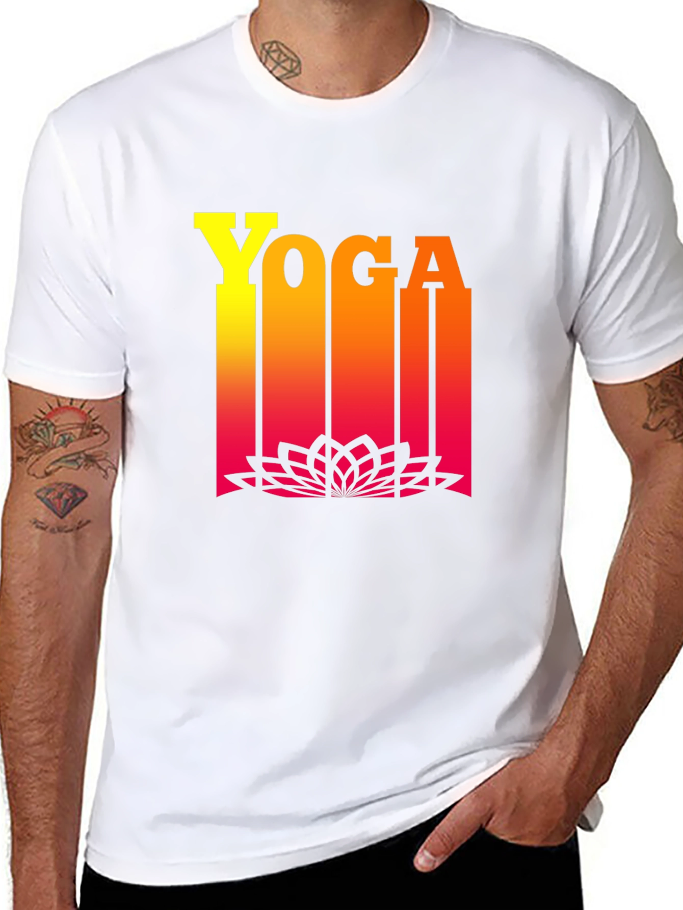 Yoga Ombre Graphic Tee