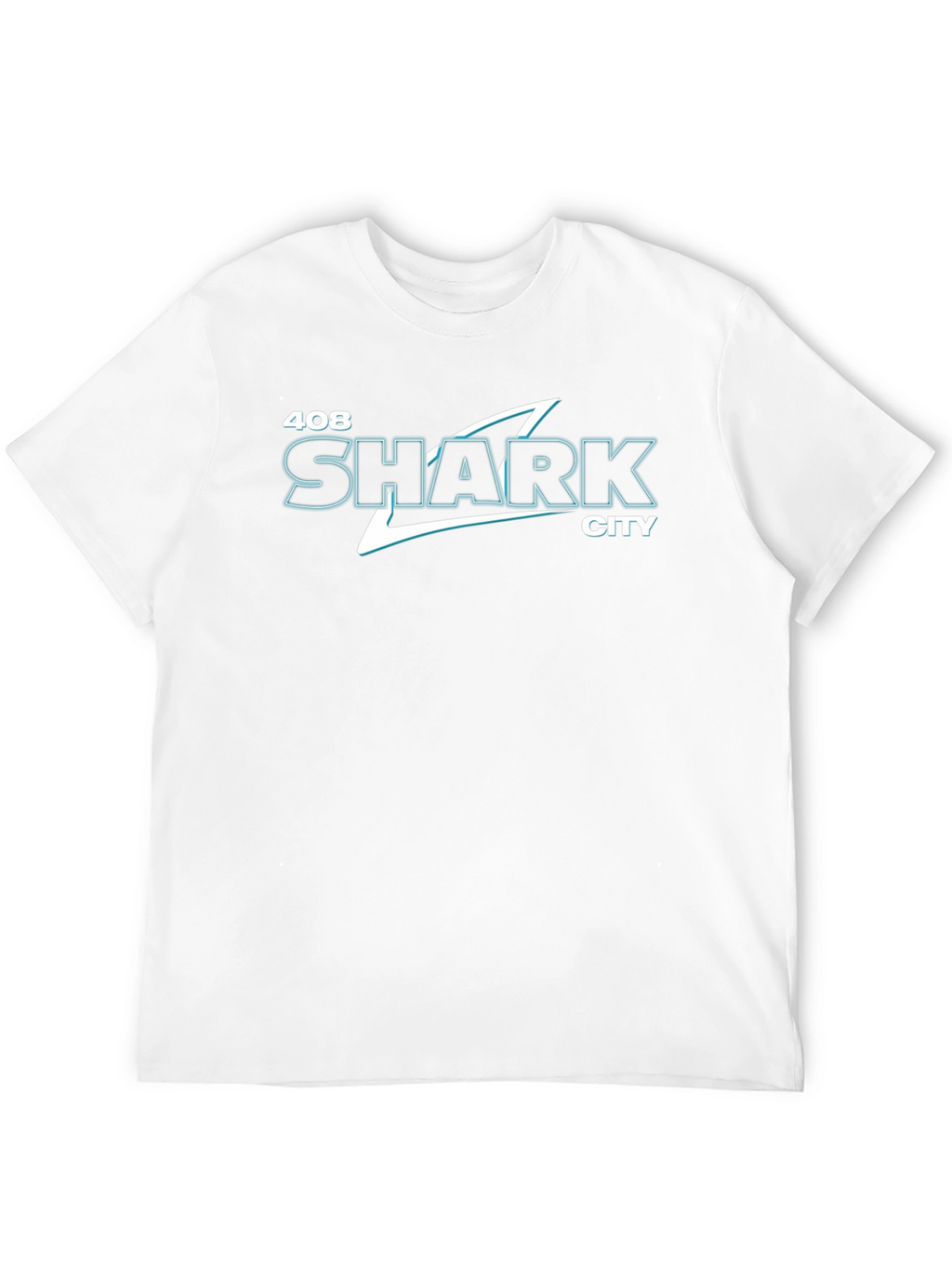 408 Shark City Black Graphic Tee