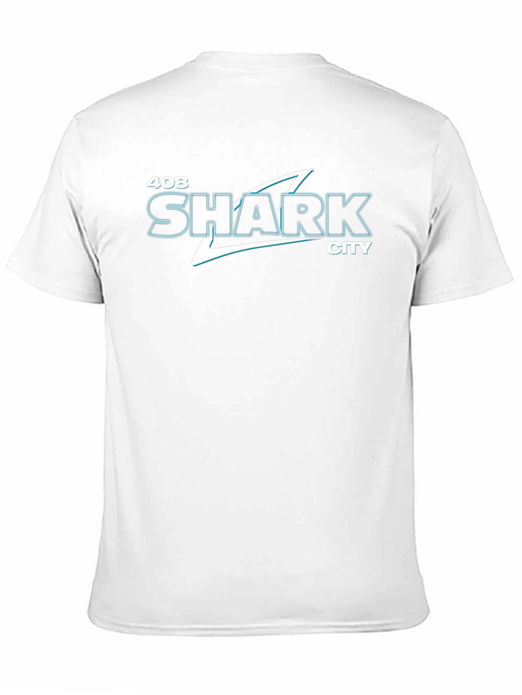 408 Shark City Black Graphic Tee