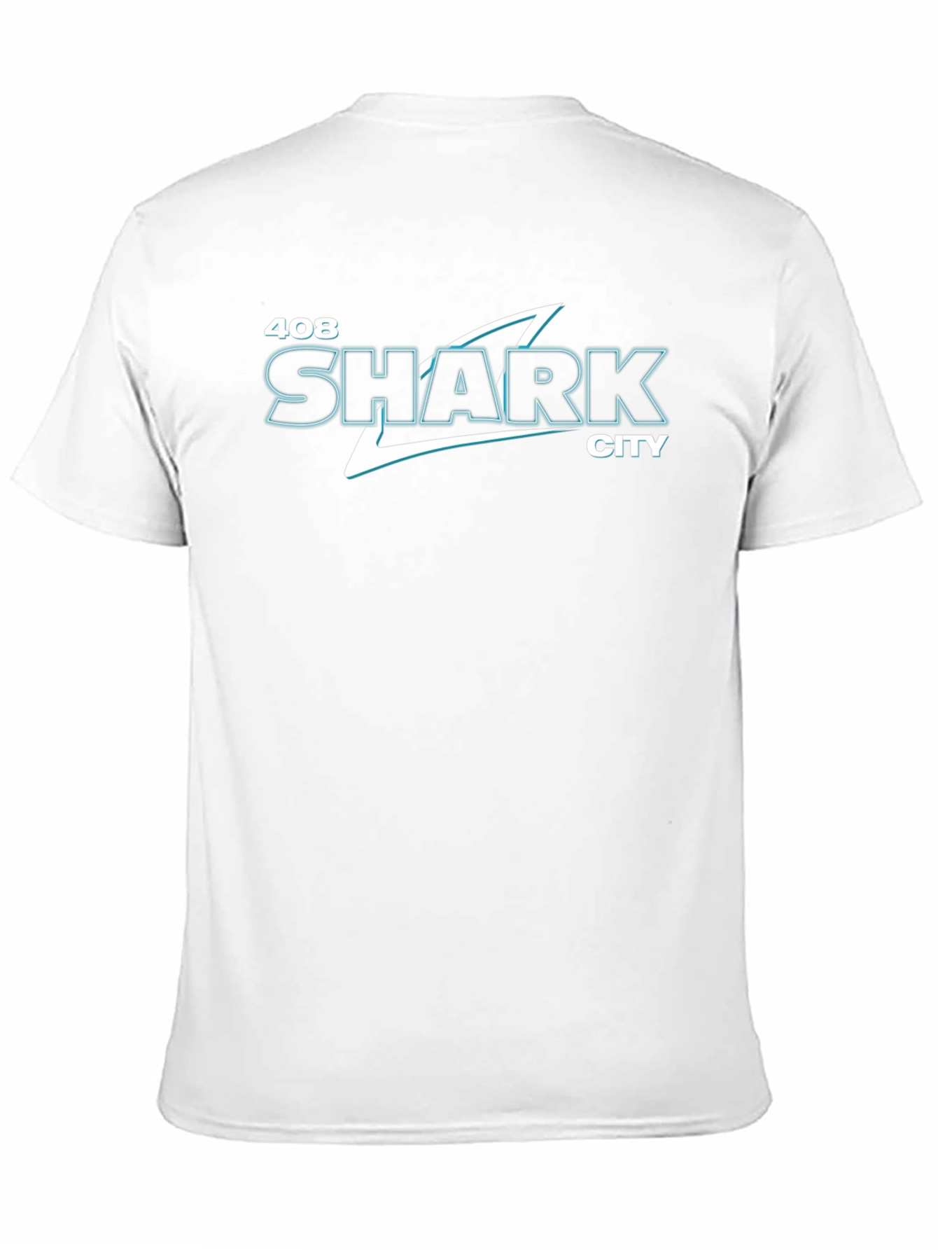 408 Shark City Black Graphic Tee