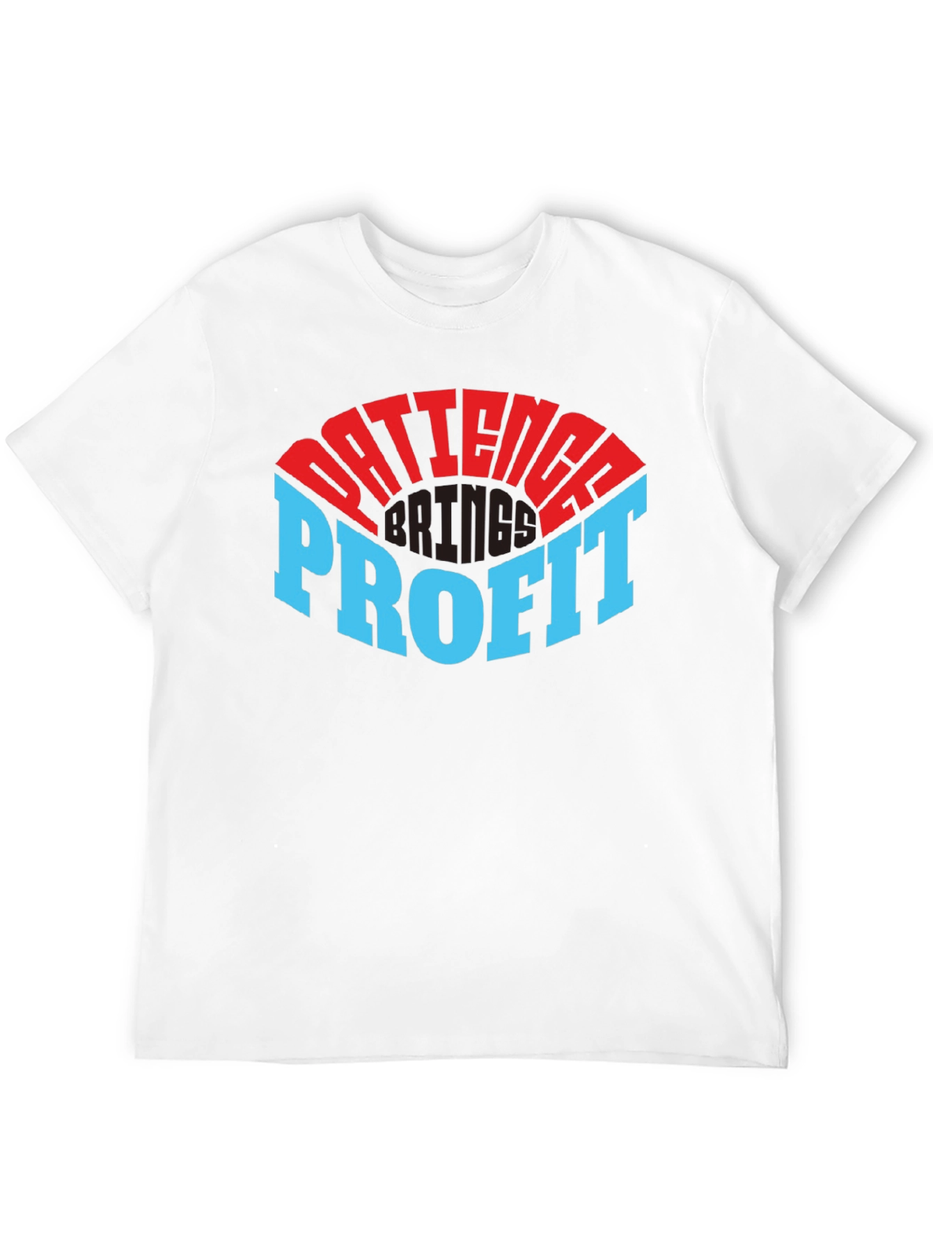 Patience Profit Graphic Tee - Black