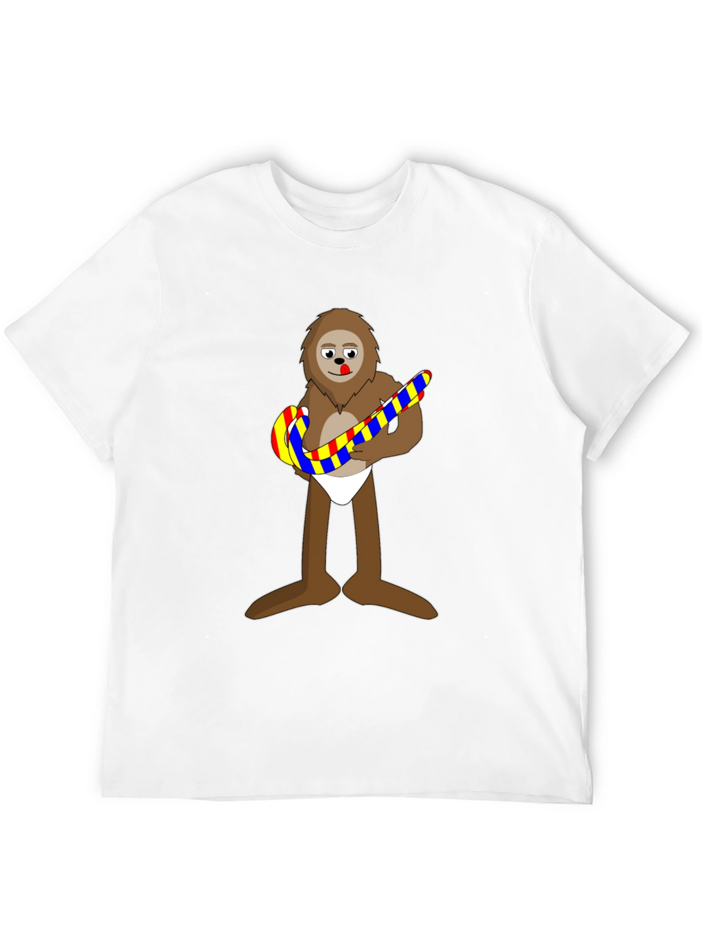 Novelty Cartoon Sloth T-Shirt