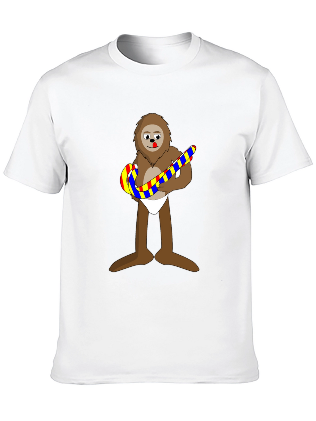 Novelty Cartoon Sloth T-Shirt