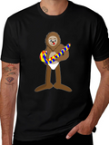 Novelty Cartoon Sloth T-Shirt