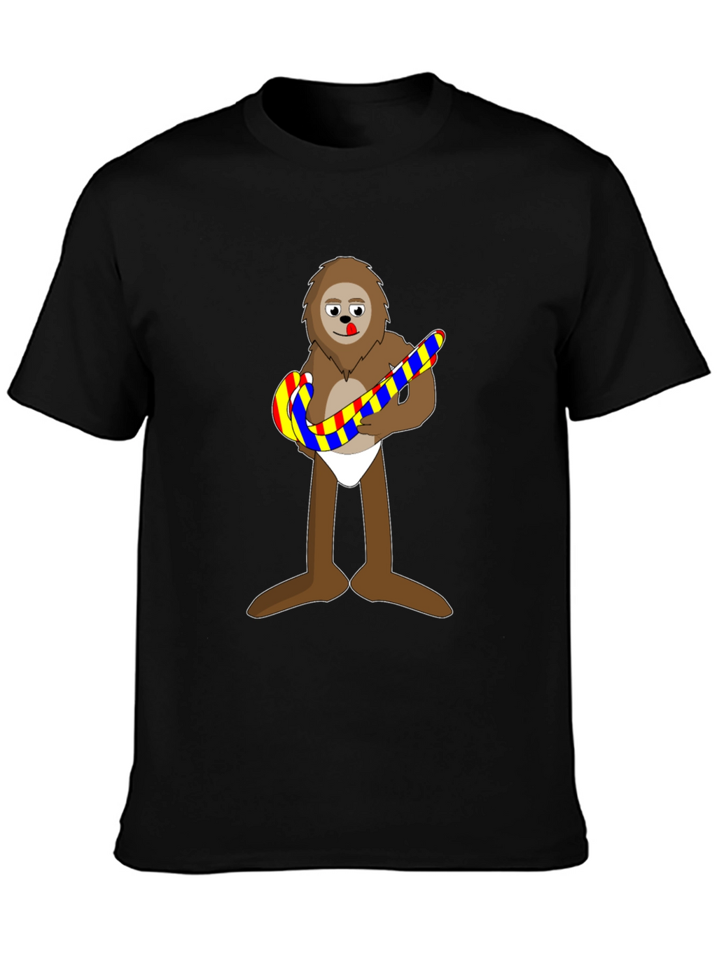 Novelty Cartoon Sloth T-Shirt