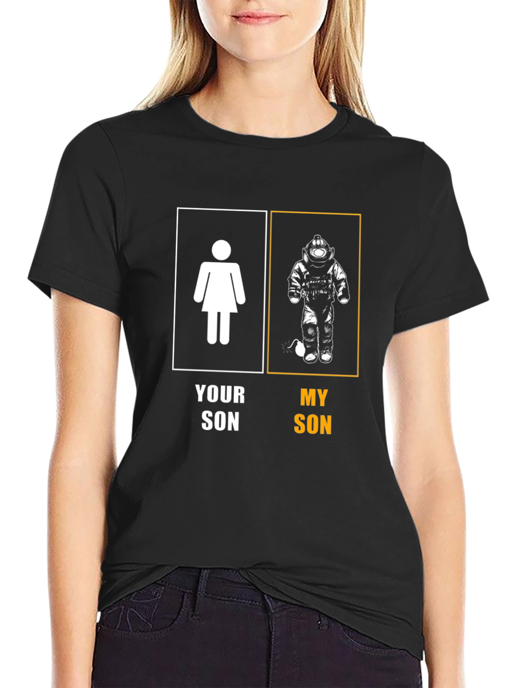 My Son Diver T-Shirt Funny Dad Gift