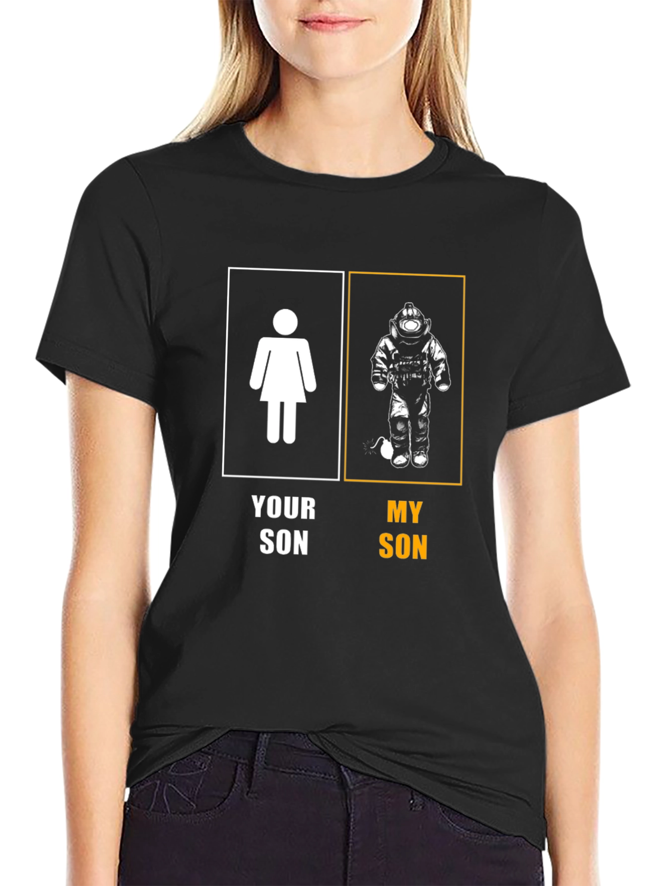 My Son Diver T-Shirt Funny Dad Gift