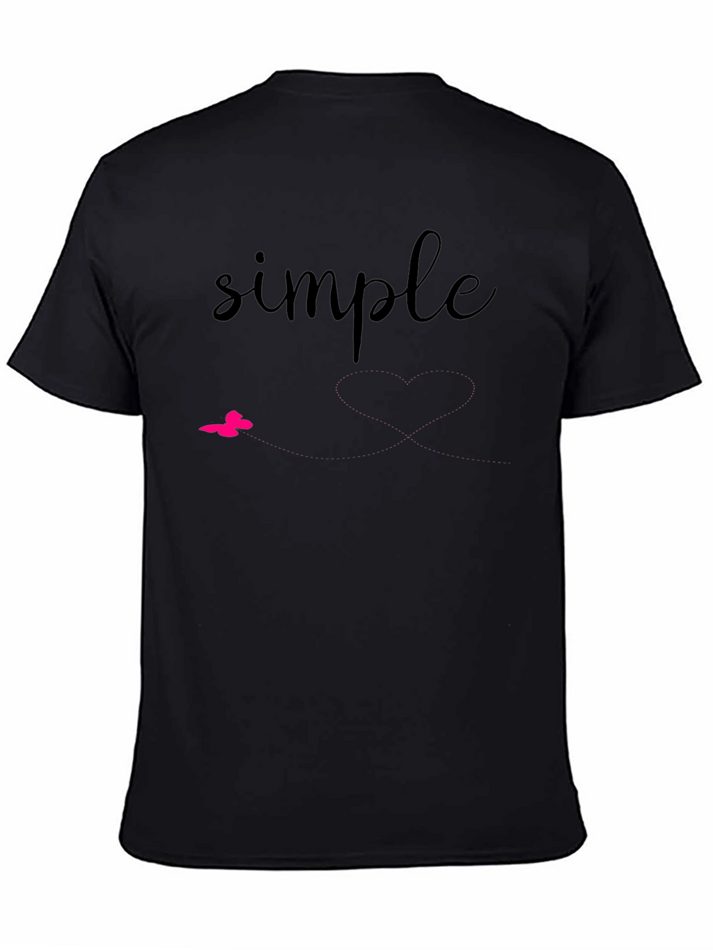 Simple Black Graphic Tee
