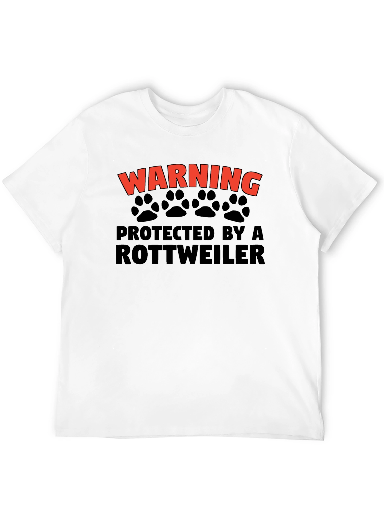 Warning Rottweiler Protected T-Shirt