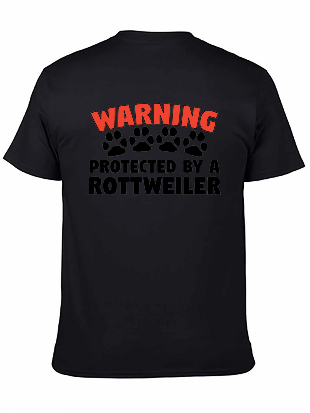 Warning Rottweiler Protected T-Shirt