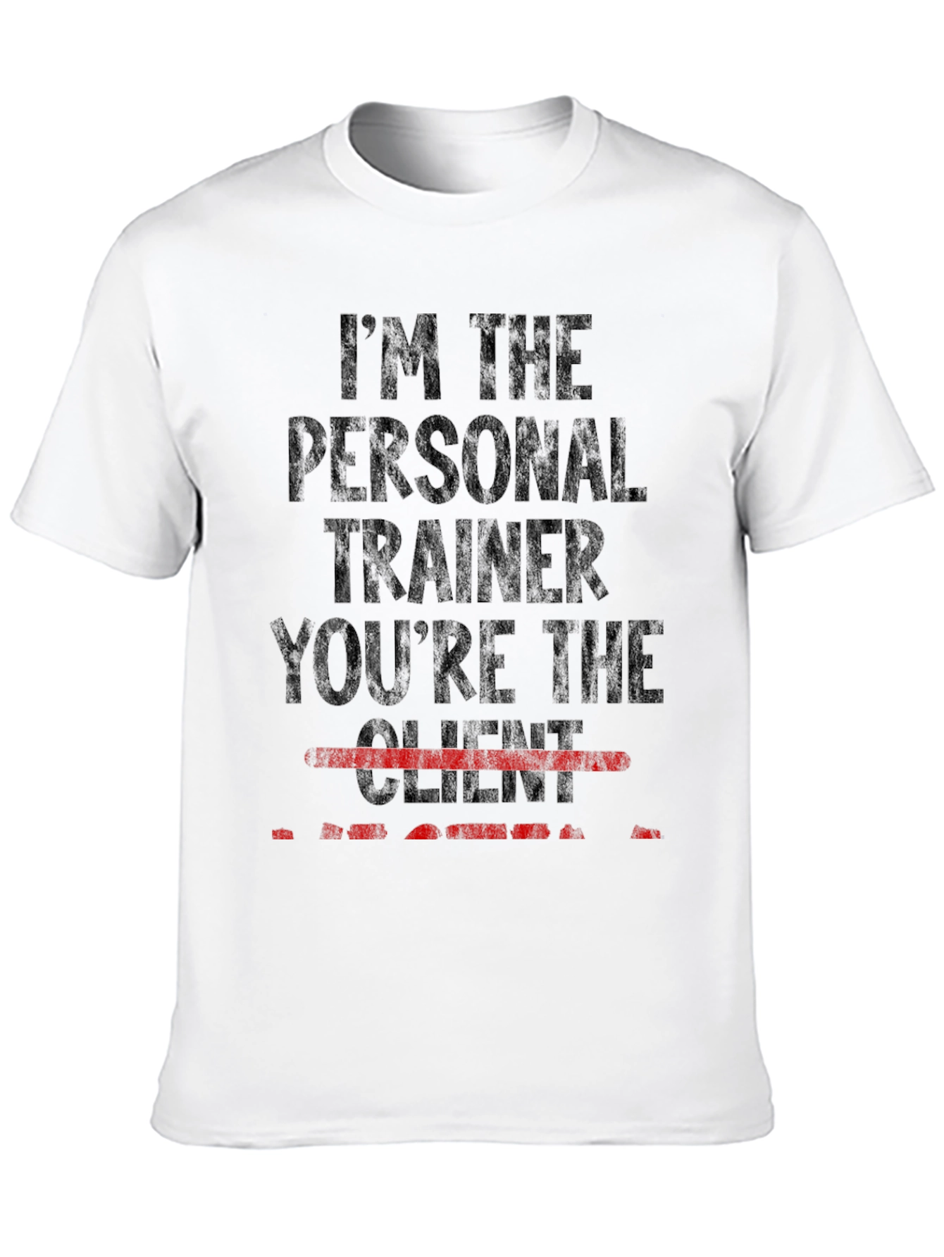 Personal Trainer Graphic T-Shirt - Gym Workout Tee