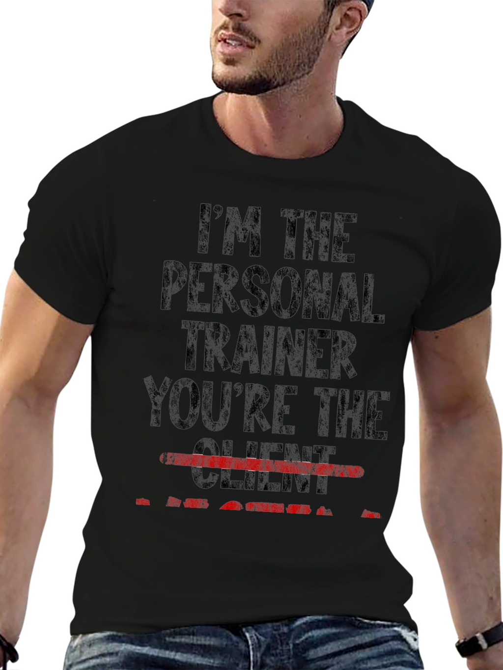 Personal Trainer Graphic T-Shirt - Gym Workout Tee