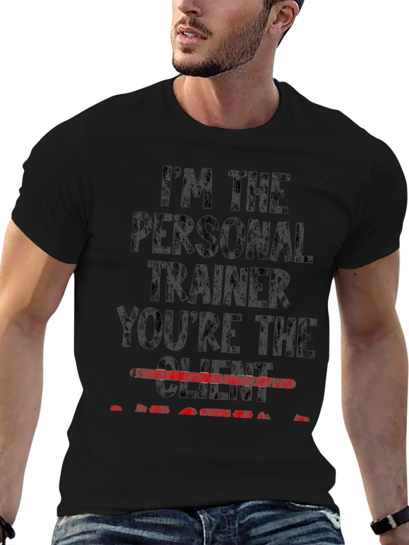 Personal Trainer Graphic T-Shirt - Gym Workout Tee