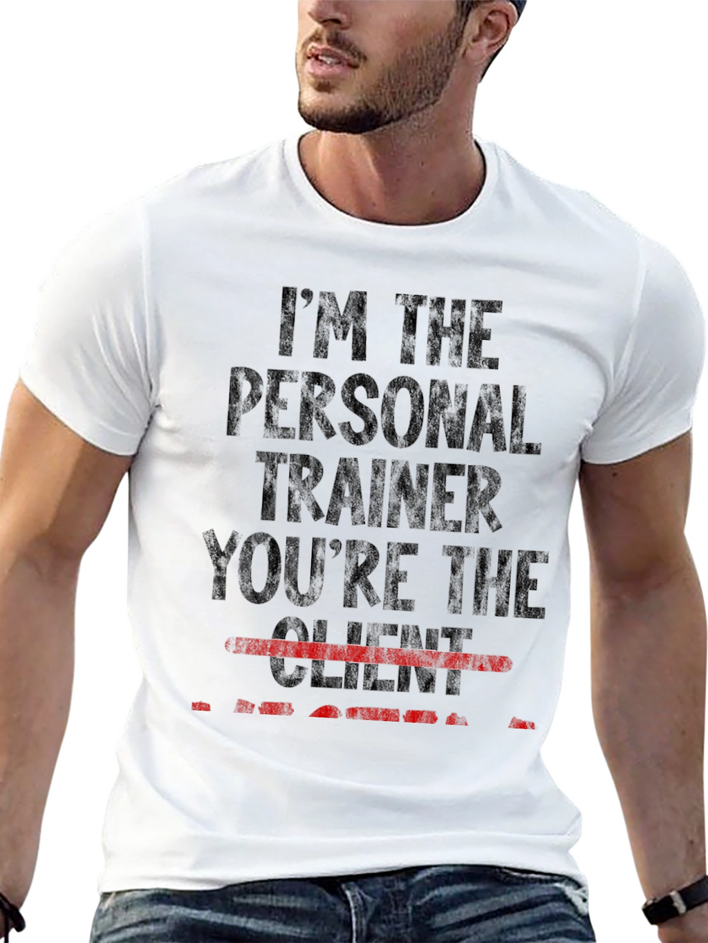 Personal Trainer Graphic T-Shirt - Gym Workout Tee