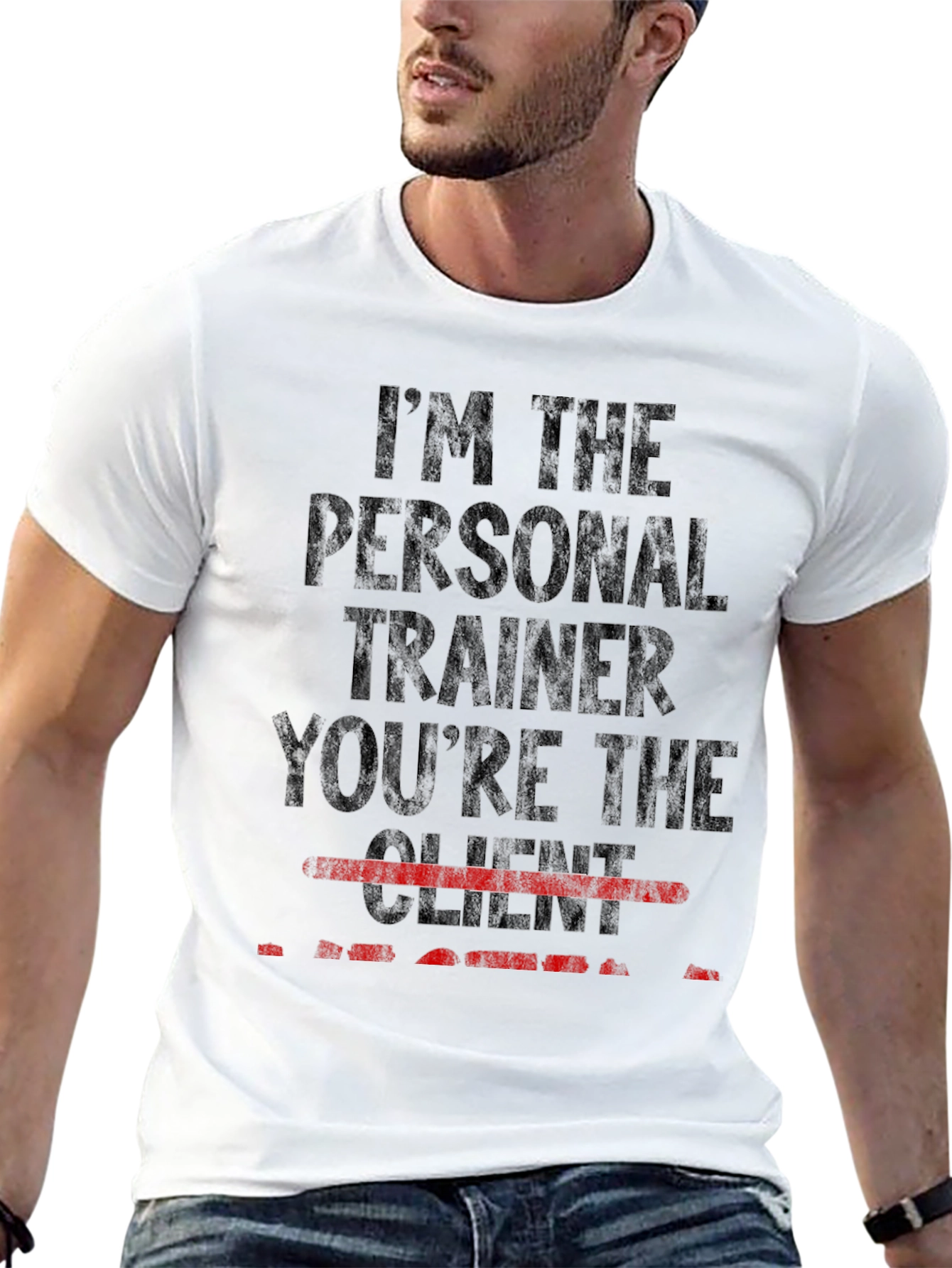 Personal Trainer Graphic T-Shirt - Gym Workout Tee