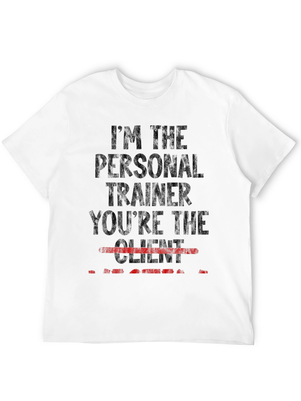 Personal Trainer Graphic T-Shirt - Gym Workout Tee