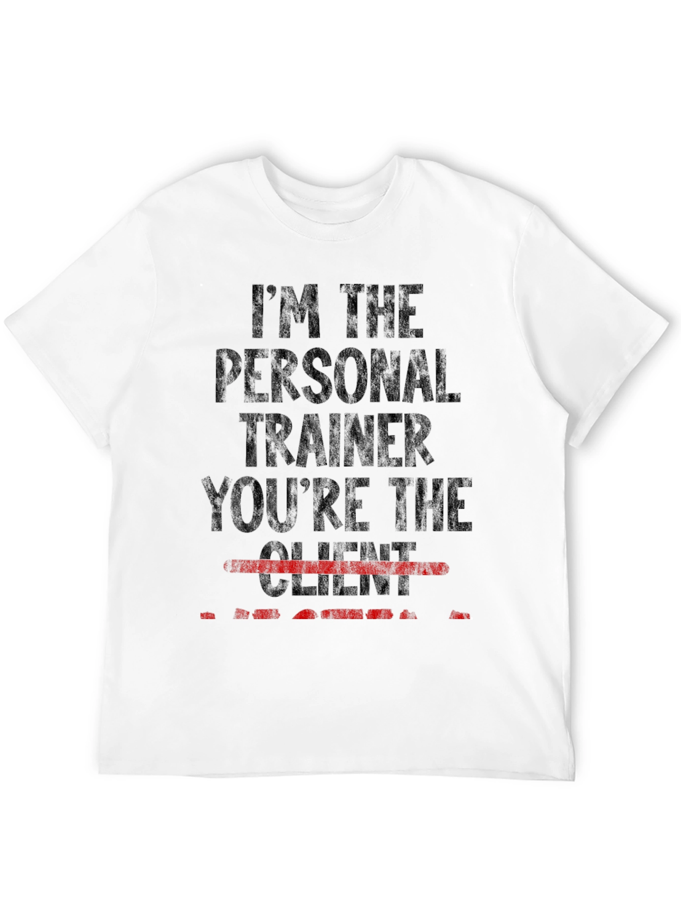 Personal Trainer Graphic T-Shirt - Gym Workout Tee