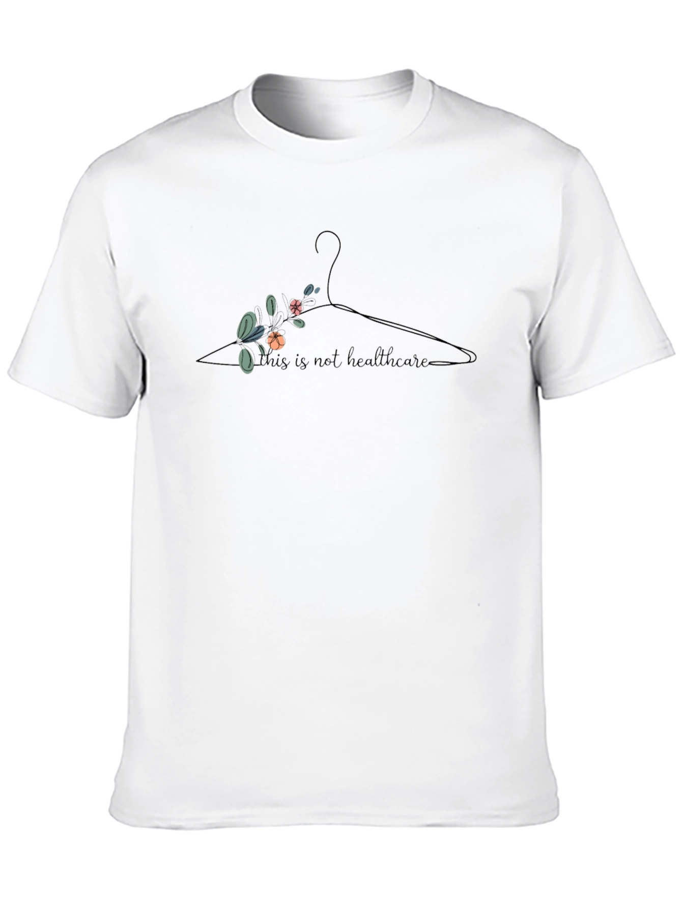 Pro-Choice This is Not Healthcare Black T-Shirt