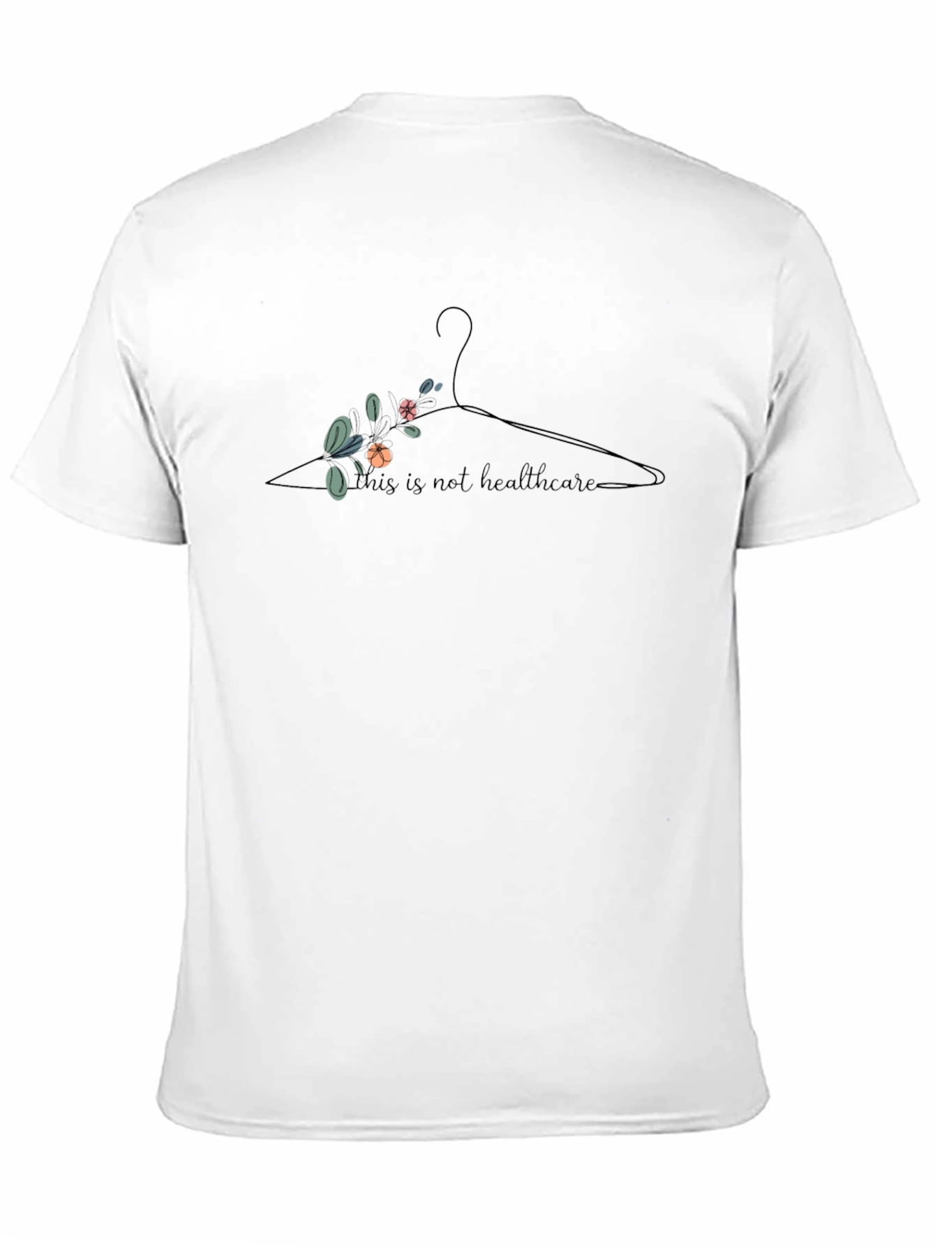 Pro-Choice This is Not Healthcare Black T-Shirt