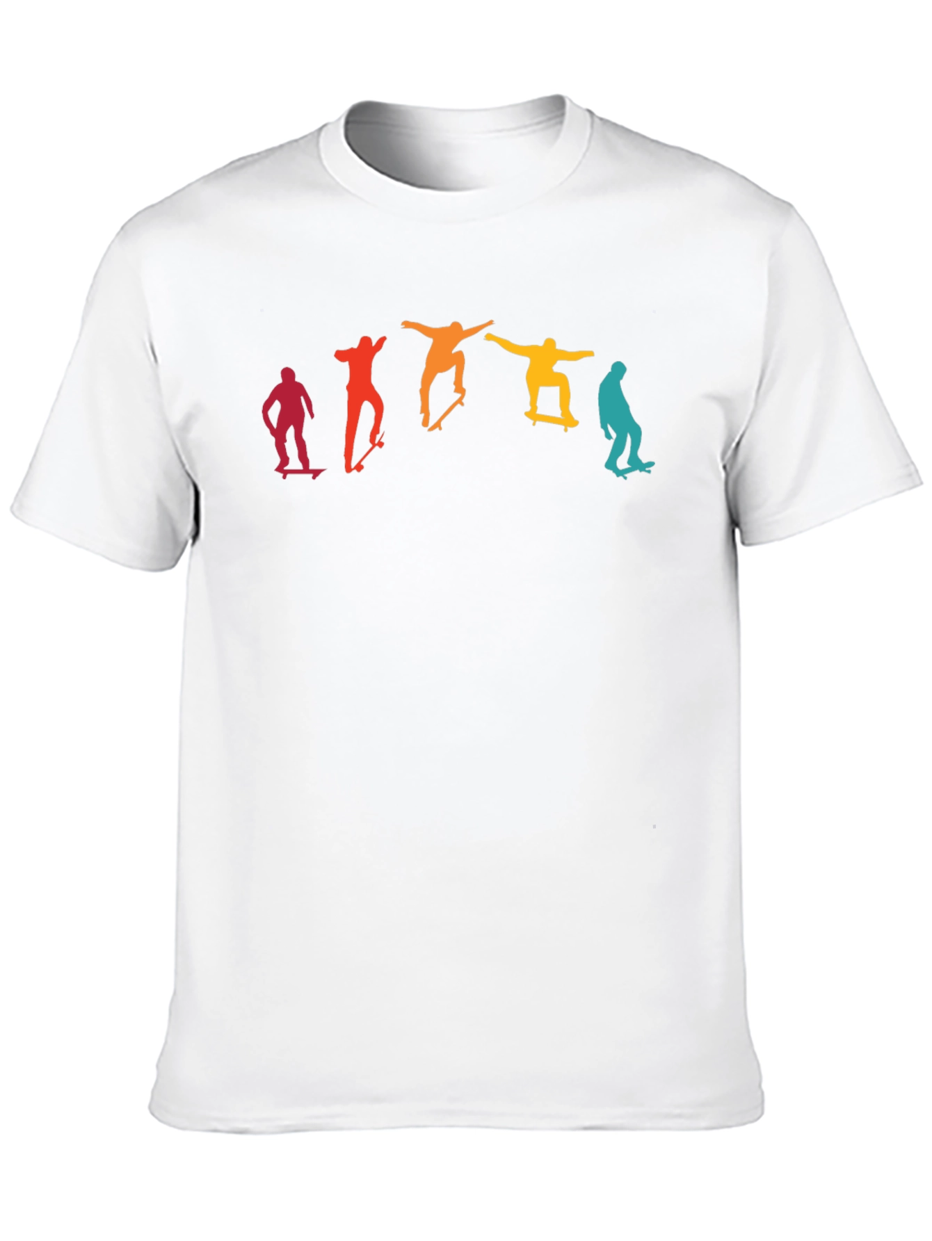 Retro Skateboarder Tee - Cool Graphic Print