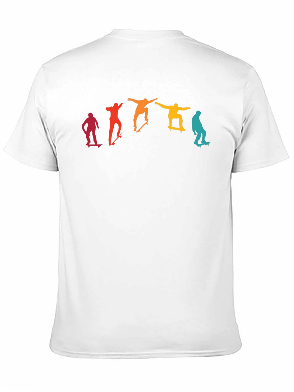 Retro Skateboarder Tee - Cool Graphic Print