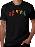 Retro Skateboarder Tee - Cool Graphic Print