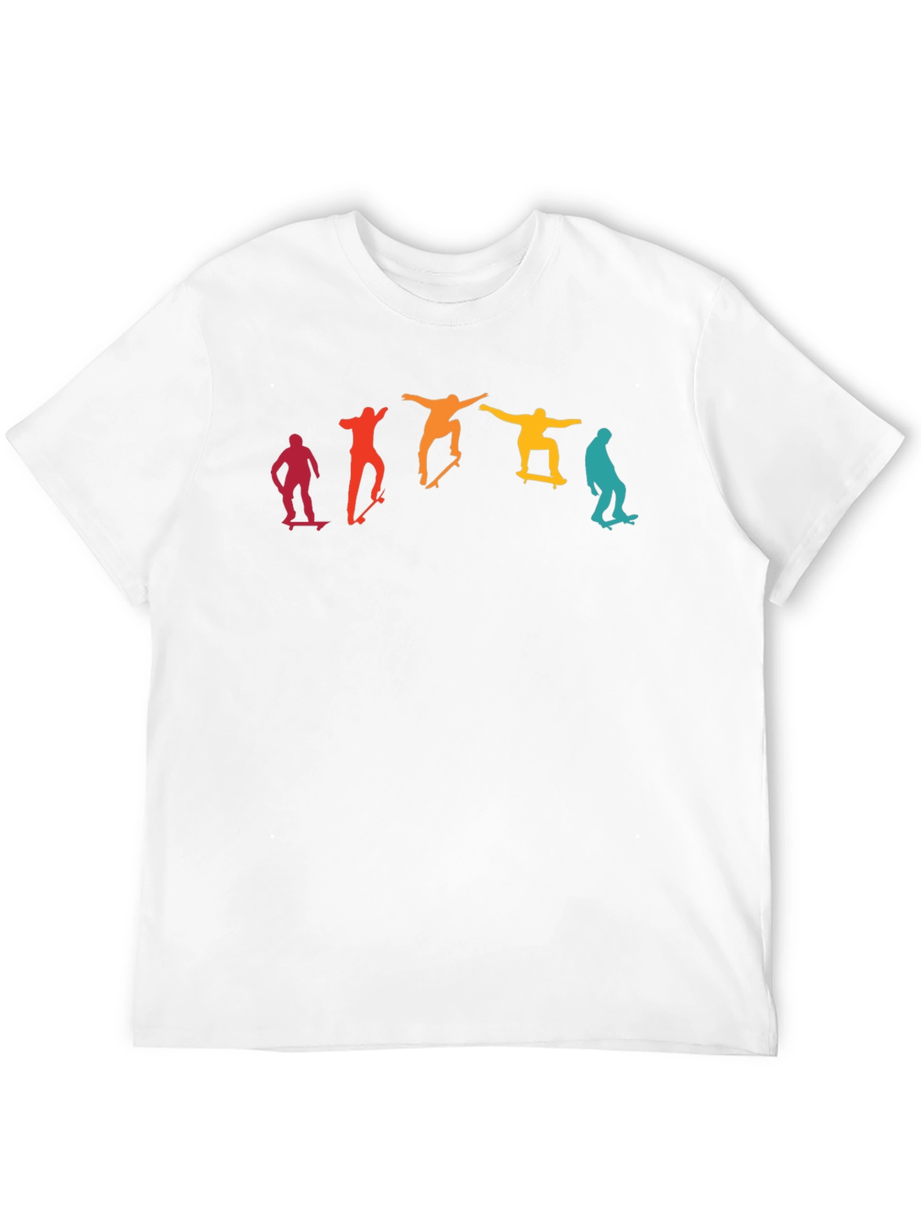 Retro Skateboarder Tee - Cool Graphic Print