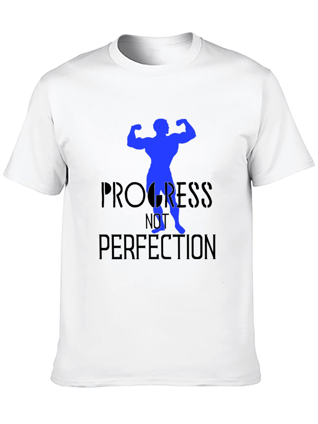 Progress Not Perfection Black T-Shirt