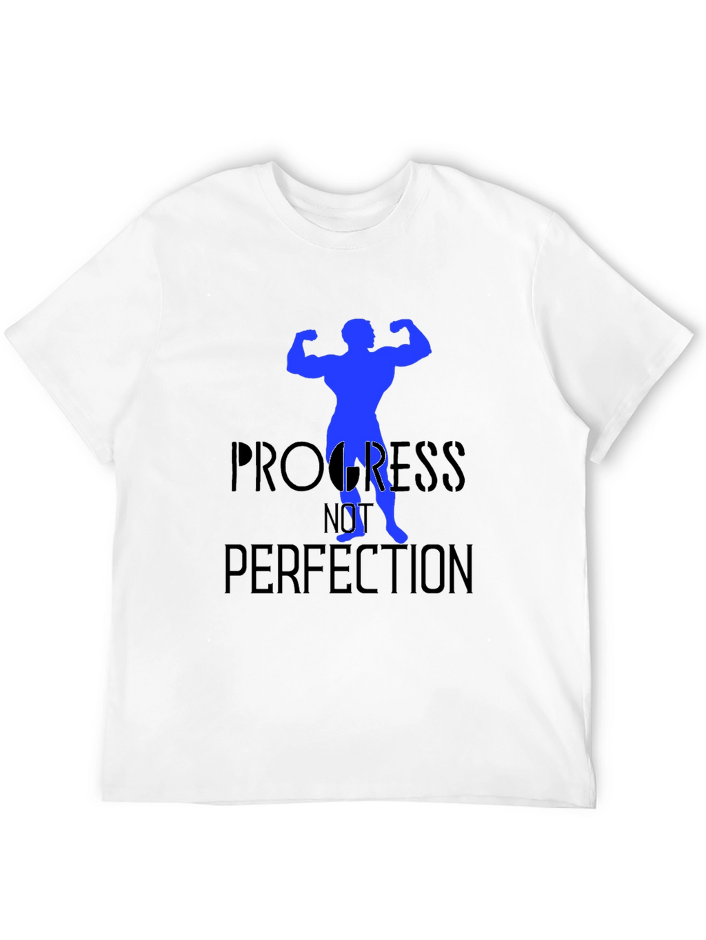 Progress Not Perfection Black T-Shirt