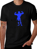 Progress Not Perfection Black T-Shirt